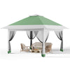 4x4M Pop Up Garden Gazebo Outdoor Party Tent Canopy With Sides Heavy Duty