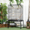 Budgie Cage, Bird Cage w/ Stand, Toys, Accessories, for Canaries, Finches