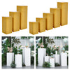 Square Metal Plinth Cylinder Dessert Pedestal Wedding Cake Flower Display Stand