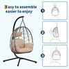 Rattan Egg Chair Swing Outdoor Garden Patio Hanging Wicker Hammock Pod Chair NEW