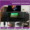 VASAGLE TV Stand Cabinet Storage Table TV Console Unit with Shelves Living Room