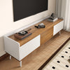 Modern TV Unit TV Stand Cabinet with Storage Media Units for Living Room White
