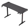 Oversized Large Gaming Desk Metal Frame Computer Table with Cable Tray Hook Hold