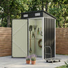 4ft x 3ft Outdoor Storage Shed Steel Garden Sheds Small Tool House with Door