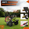 212 cc 7HP Pressure Washer POWER JET CLEANER Petrol 3500PSI / 240BAR w/ 5 Nozzle