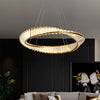 Crystal Chandelier LED Ceiling Light Pendant Light Height Adjustable Living Room