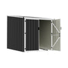 3 5 Bikes Parking Garden Storage Sheds Outdoor Metal Pent Roof with Bike Lanes A