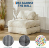 Folding Sofa Bed Single Convertible Sleeper Chair with Pillow Mattress Futon
