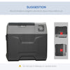 Car Refrigerator, Portable 12, 24V 50L Fridge Freezer