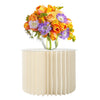 Folding Paper Round Plinth Cylinder Pedestal Wedding Cake Flower Display Stand