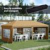 3 x 6m Heavy Duty Gazebo Marquee Party Tent with Storage Bag Grey