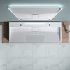 Bathroom Wash Basin Sink Vanity Stone Countertop + 2 Tap Hole Large 1200x460mm