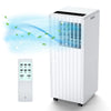 9000 BTU Portable Air Conditioner 4-in-1 Mobile AC Unit Fan Dehumidifier White