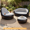 Portable Blow Up Couch Outdoor Lazy Loveseat Sofa for Pop Up
