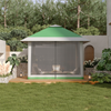 4x4M Pop Up Garden Gazebo Outdoor Party Tent Canopy With Sides Heavy Duty