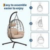 Rattan Egg Chair Swing Outdoor Garden Patio Hanging Wicker Hammock Pod Chair NEW