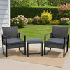 Brooklyn Garden Furniture Set – Outdoor Patio Bistro Set Black