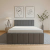 Luxury Plush Velvet Ottoman Bed Frame with Gas Lift Storage, Double & King Sizes