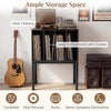 Record Player Stand Turntable Stand with Vinyl Storage Shelves for Living Room