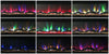2025 Panoramic 3 Sided Electric LED Media Wall Fire - Grey Mantel Style 42 50 60
