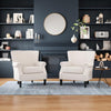 Upholstered Wing Back Armchair Chesterfield Sofa Fireside Wing Back Chair UK