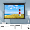 Electric Motorized Projector Screen Home 4:3/16:9 HD Cinema Screen with Remote