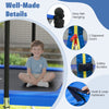 Heavy Duty Recreational Trampoline 10 x 8FT Backyard Trampoline-Blue