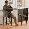 Set of 2/4/6 Bar Stools Velvet Breakfast Bar Chairs Kitchen Office Restaurant