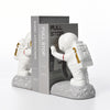Space Themed Astronaut Home Decor Weighted Bookends Set / Stationary Pen Holders