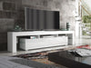 TV Unit 200cm Sideboard Cabinet | Cupboard TV Stand | White High Gloss Doors