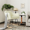 Nursery Rocking Chair Upholstered Glider Chair Armchair Comfy Accent Chair