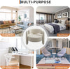 Oversized Barrel Accent Chair Modern Chenille Armchair for Living Room Home