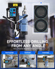 ZELCAN Magnetic Drill Press 13900N Mag Drill 50 mm Boring Dia. 650rpm w 11 Bits