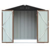 Metal Steel Garden Shed 6x8ft,3x5ft Storage Sheds Lockable Outdoor Tool House