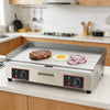 Commercial Electric Griddle Stainless Steel 73cm Full Flat Kitchen Hotplate 220V