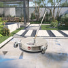 15" Pressure Washer Stainless Steel Surface Cleaner w/3 Wheels&1/4"Quick Connect
