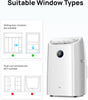Smart 3-In-1 Portable Air Conditioner, 12000 BTU Drainage-Free Cooling AC Unit,