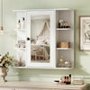 Modern Wall Mounted Medicine Cabinet w/3 Internal Shelves
