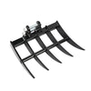 Mini Excavator Attachment Mini Digger Rake 450mm / 25mm Pins Mini Grabber