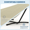 2-Person Outdoor Hammock w/ Stand,450 Lbs,Portable Hammock w/Carry Bag,11 Colors