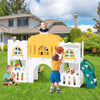 JOYLDIAS 9 in 1 Kids Slide Toddler Slide Garden Climbing Outdoor Playset
