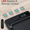 Walking Pad Treadmill Home Under Desk Treadmill with Incline & Remote