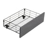 LED Ottoman Storage 5ft King Upholstered Bed Frame with Headboard & 2 Drawers