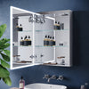 LED Bathroom Mirror Cabinet 500x700 Demister Shaver Socket with Bluetooth Option
