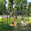 XXL Large Dog Playpen Fence DIY Metal Camping Dog Fences Animal Cage Exercise UK
