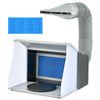 CO-Z Portable Airbrush Spray Paint Booth Kit with Dual Fans and 4 LED Lights