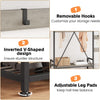 Coat Rack Shoe Bench with Storage Cubbies, Hooks & Top Shelf，Entryway Organizer