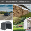 Garden Storage Shelter Outdoor Garage Log Store Bike Tool Shed Heavy Duty Tent