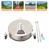 15" Pressure Washer Stainless Steel Surface Cleaner w/3 Wheels&1/4"Quick Connect