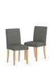 Marks and Spencer M&S Milton Grey Set of 2 Dining Chairs RRP £229